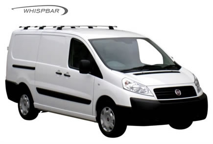 Fiat scudo roof racks whispbar